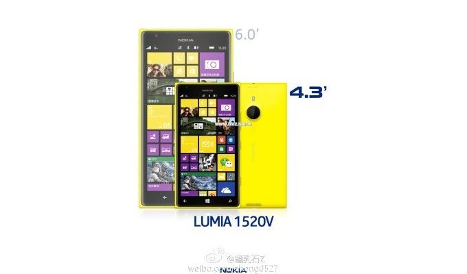 Nokia Lumia 1520 Mini leak
