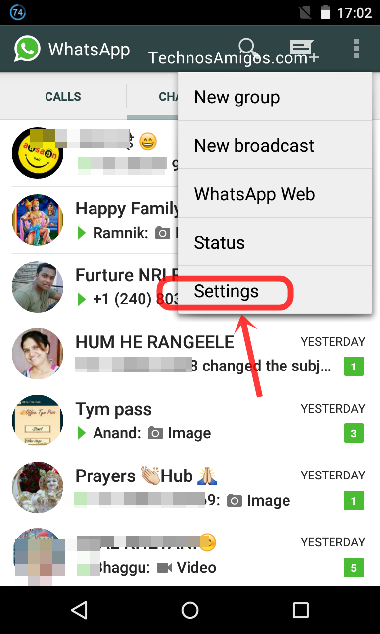 whatsapp setup