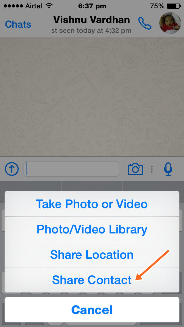 Share Contact