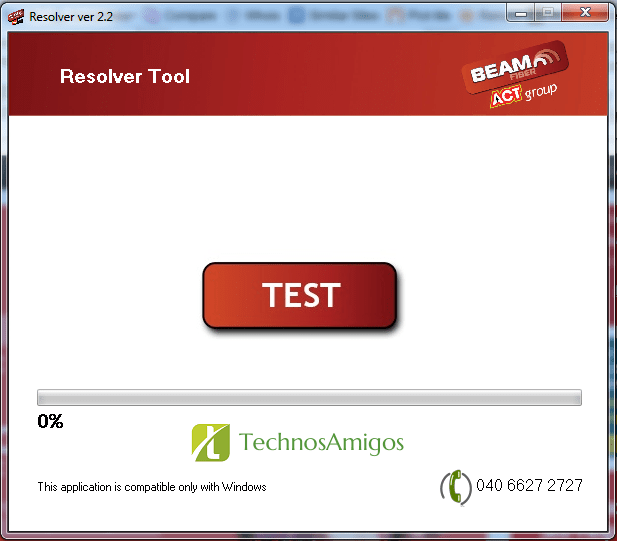 ACT Fibernet Resolver Tool