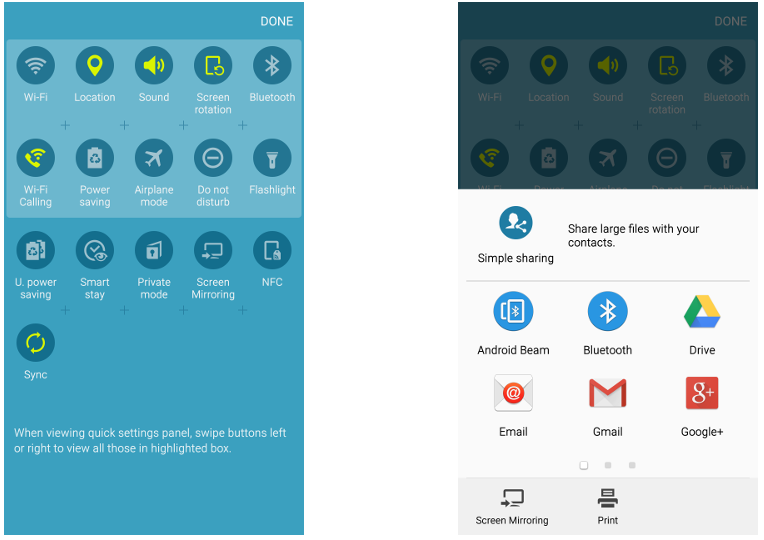 Screen mirroring samsung