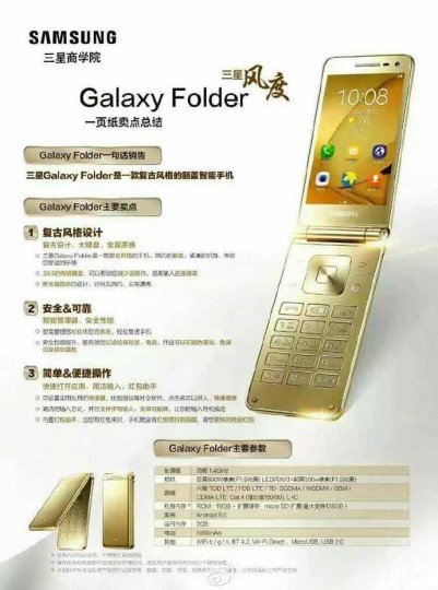 Samsung Galaxy Folder 2 promotional Image