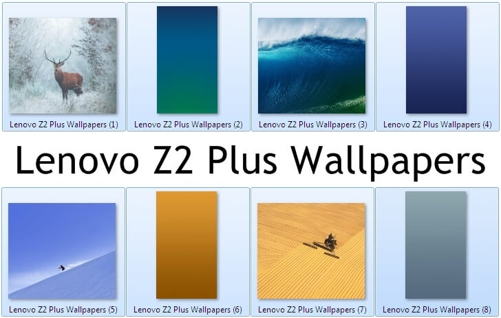 Lenovo Z2 Plus stock wallpapers