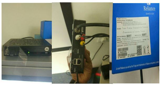 Jio DTH set top box