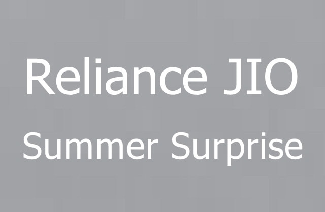 Jio Summer Surprise