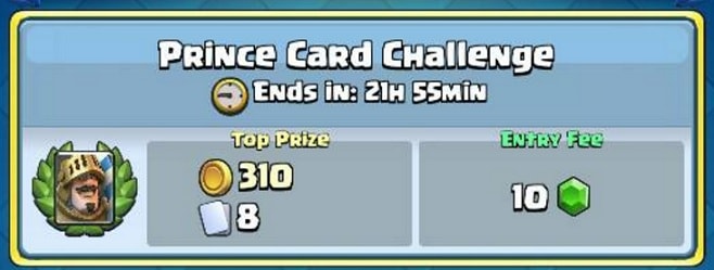 Clash Royale Prince Card Challenge Tips, Winning Strategy, Guide