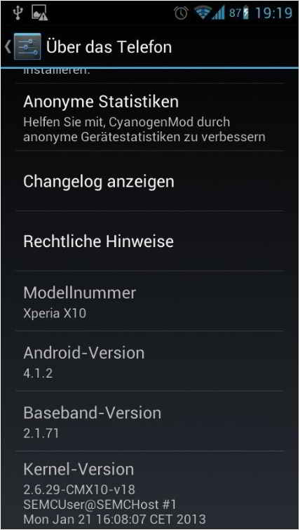 Sony Xperi T firmware update