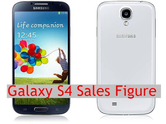 Samsung Galaxy S4 sales figure