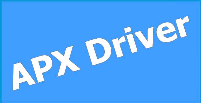 APX Driver Windows 10