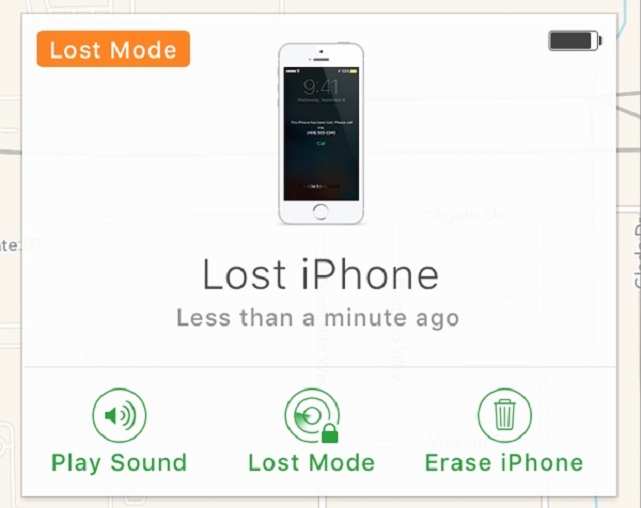Lost Mode on iPhone
