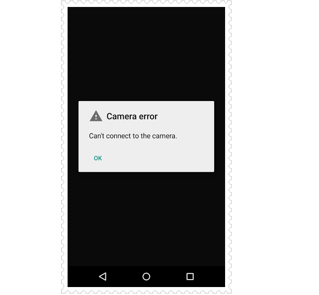 Can’t Connect to The Camera