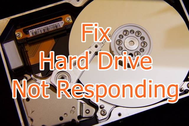Fix Hard Drive Not Responding Error