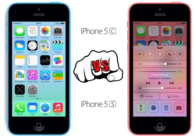 Apple iPhone 5c vs iPhone 5S