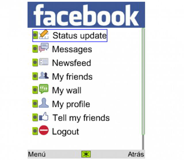 Facebook Messenger for Java Phones
