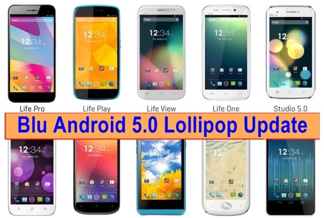 Blu Android 5.0 Lollipop Update