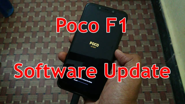 Poco F1 firmware update
