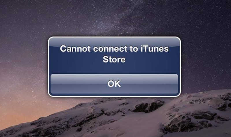 Cannot Connect To iTunes Store