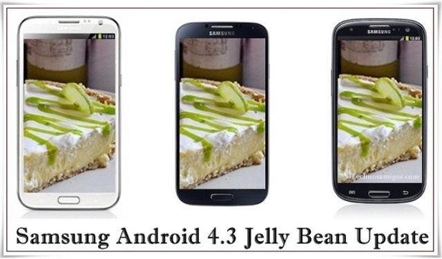 Samsung Android Jelly Bean update