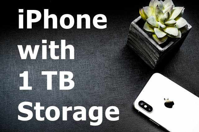 Apple iPhone with 1 TB Storage