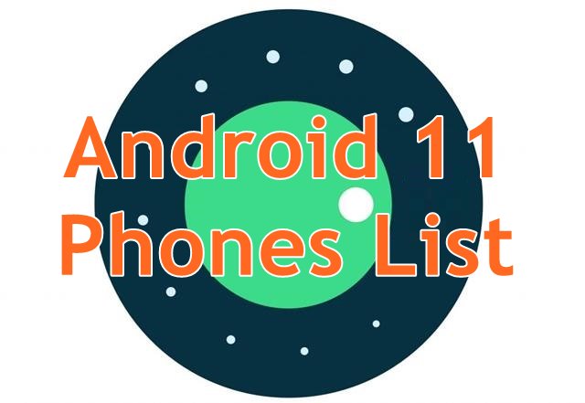 Android 11 Mobile Phones List