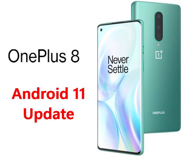 OnePlus 8 Android 11 update