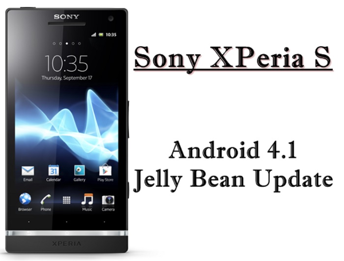 Sony Xperia S Jelly Bean Update