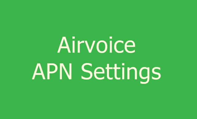 Airvoice apn setting