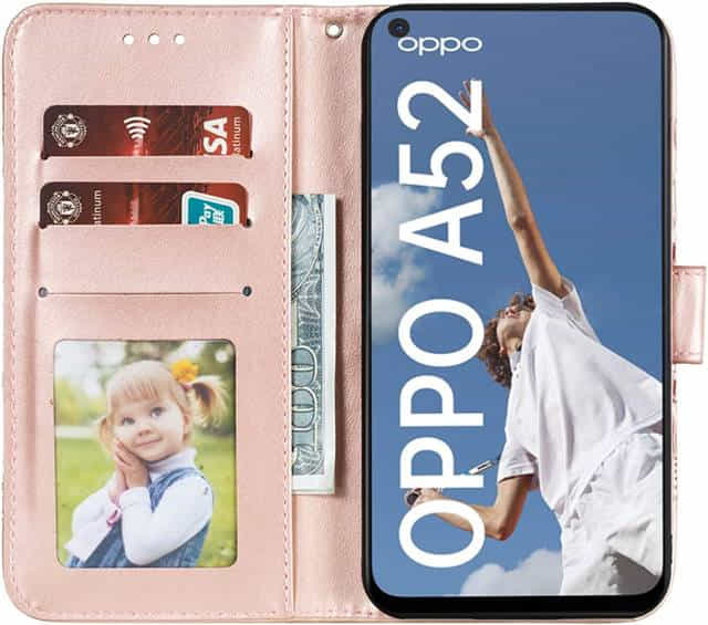 Oppo Phone Card Case with money and credit cards