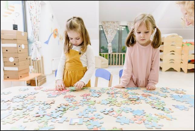 Puzzle games for child development
